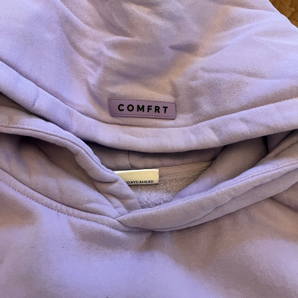Comfort Fleece Sweatshirt & Jogger Set - pastel Lavender - Picture 7 of 7